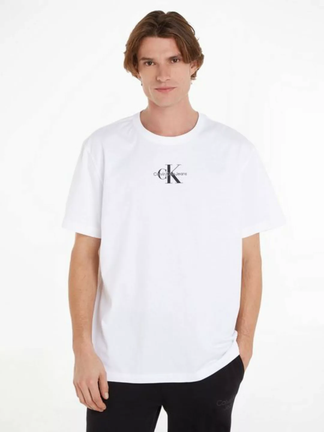 Calvin Klein Jeans Plus T-Shirt PLUS MONOLOGO REGULAR TEE Große Größen günstig online kaufen