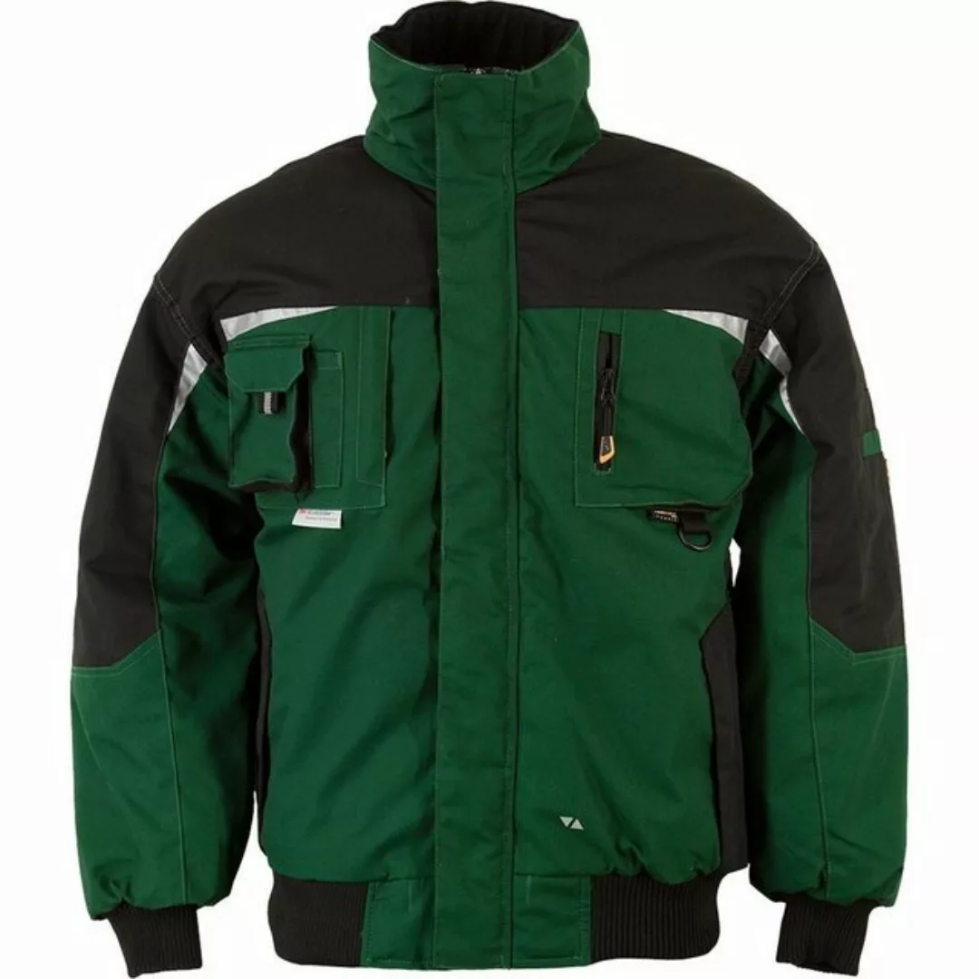 Terrax Workwear Pilotenjacke TTJ-Revolution-Pilotenjacke grün/schwarz günstig online kaufen
