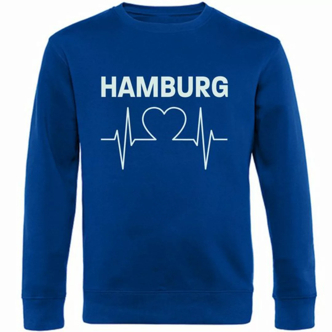 multifanshop Sweatshirt Hamburg - Herzschlag - Pullover günstig online kaufen