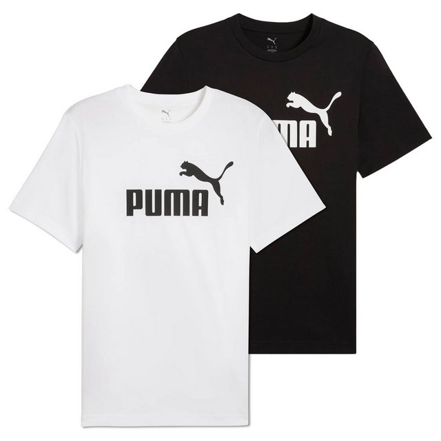 PUMA T-Shirt Herren T-Shirt 2er Pack - ESS No.1 Logo Tee, (Packung, 2er Pac günstig online kaufen