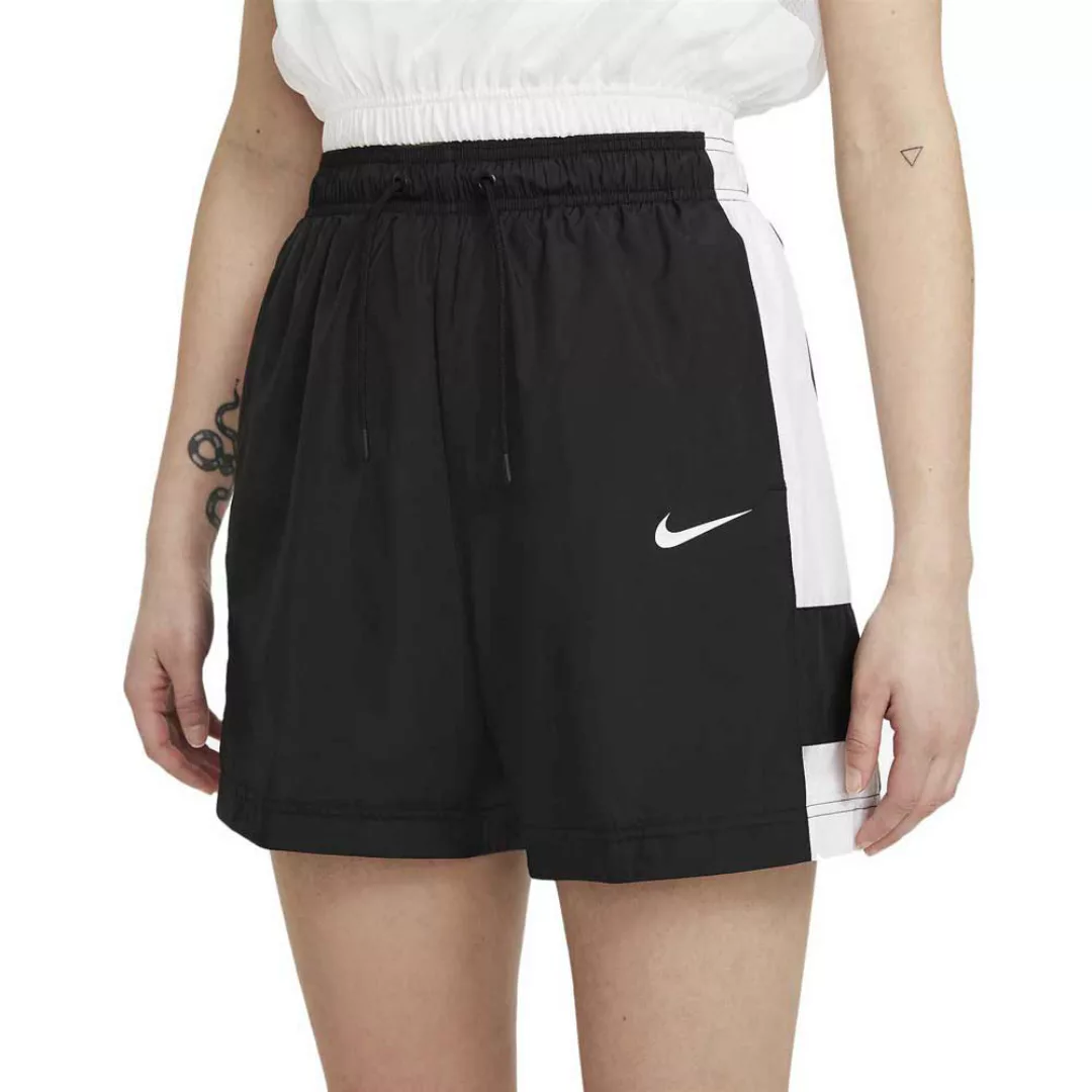 Nike Sportswear Shorts Hosen L Black / White / White günstig online kaufen