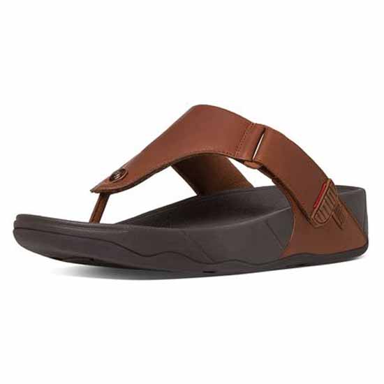 Fitflop Trakk Ii Flip Flops EU 46 Dark Tan günstig online kaufen