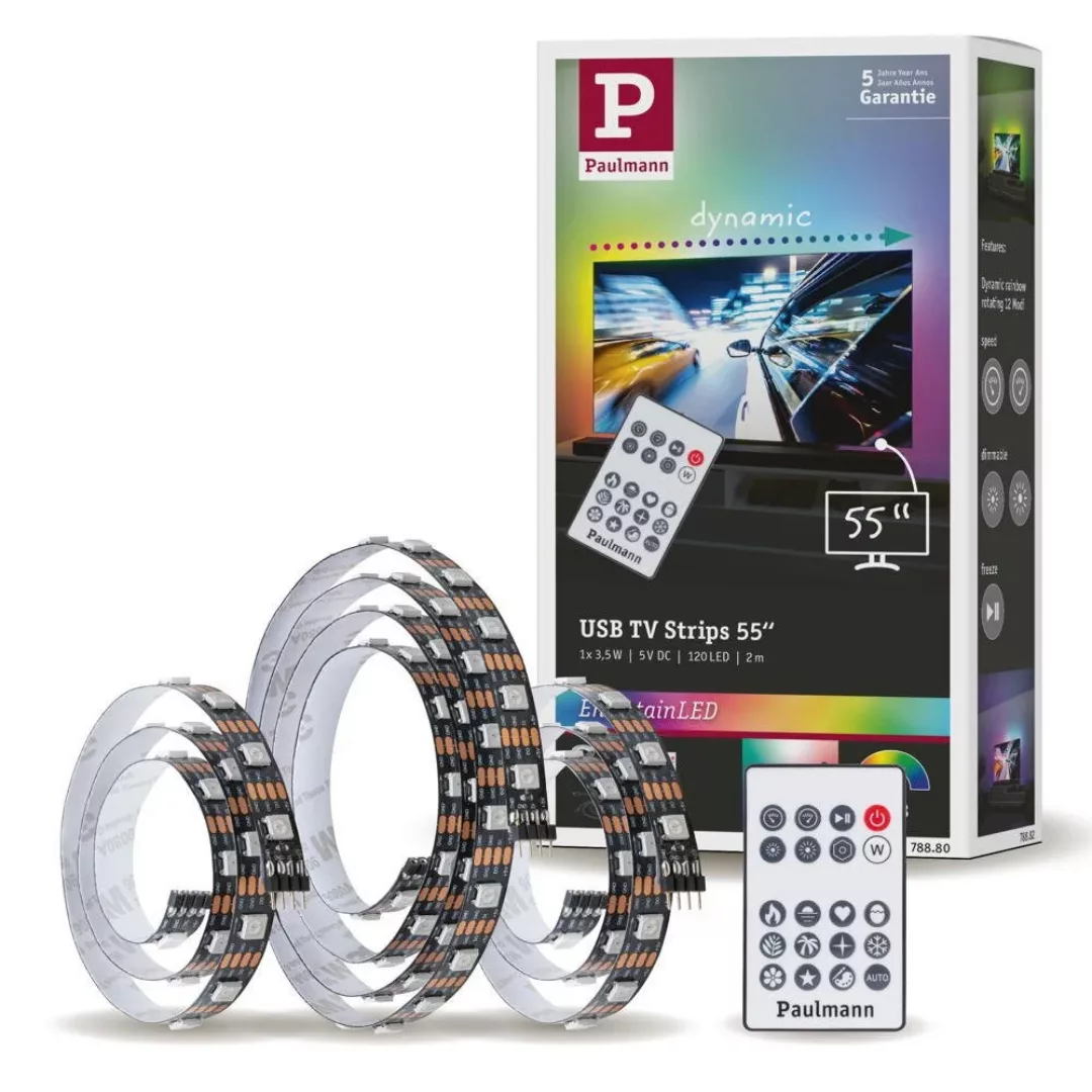 Paulmann EntertainLED LED-Strip RGB TV-Set 55 Zoll günstig online kaufen