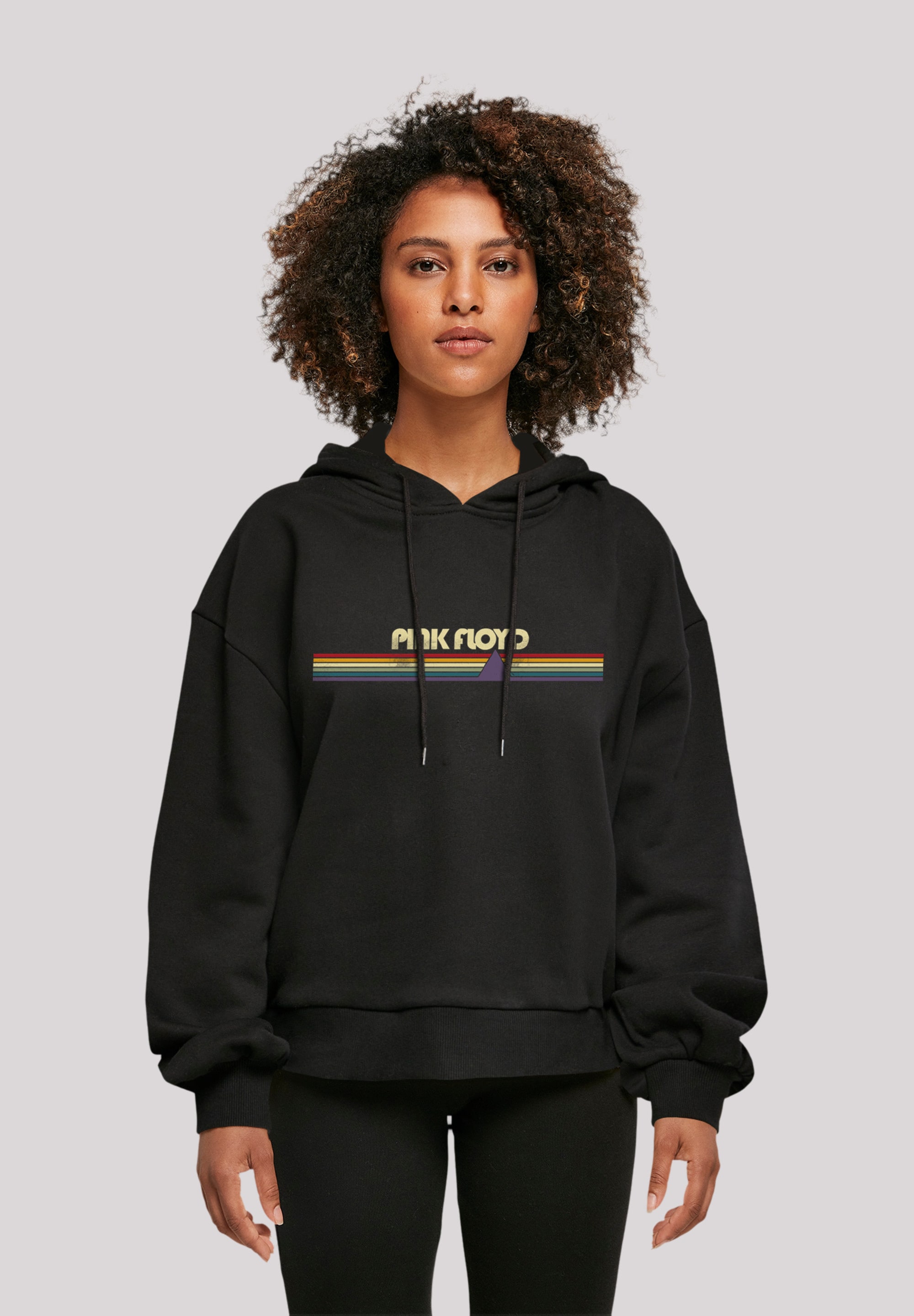 F4NT4STIC Kapuzenpullover "Pink Floyd Prism Retro Stripes", Print günstig online kaufen