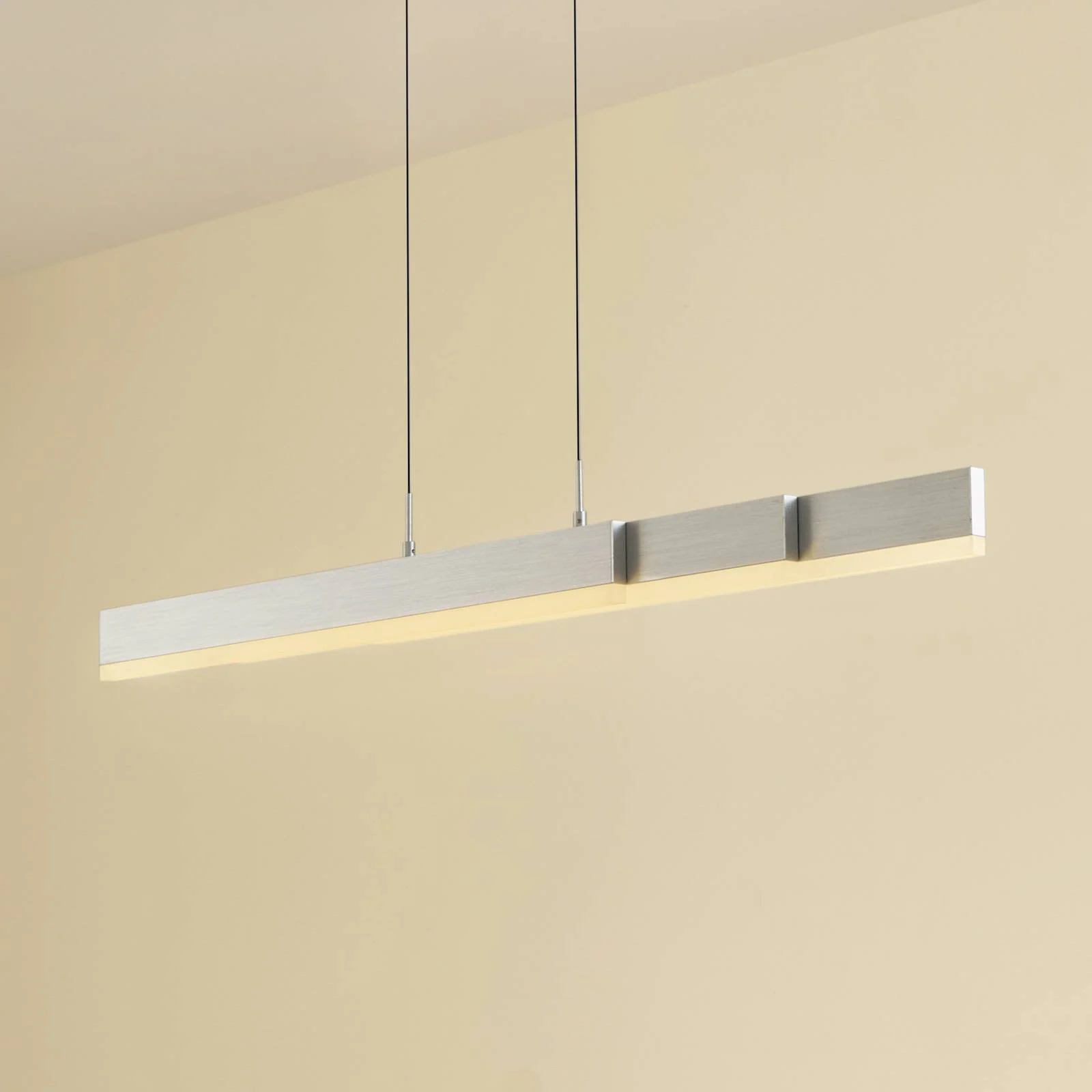 Lucande LED-Hängeleuchte Torven, aluminium, CCT, dimmbar günstig online kaufen