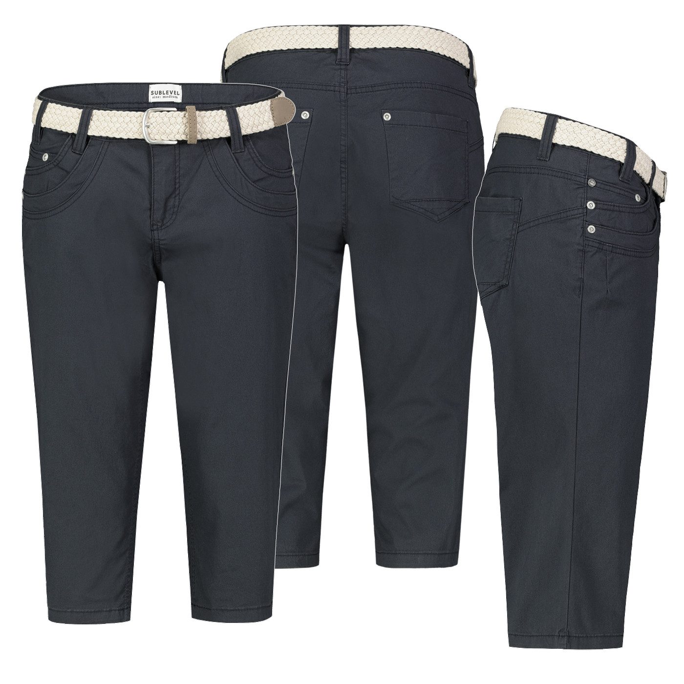 SUBLEVEL Bermudas Damen Short Bermuda 3/4 günstig online kaufen