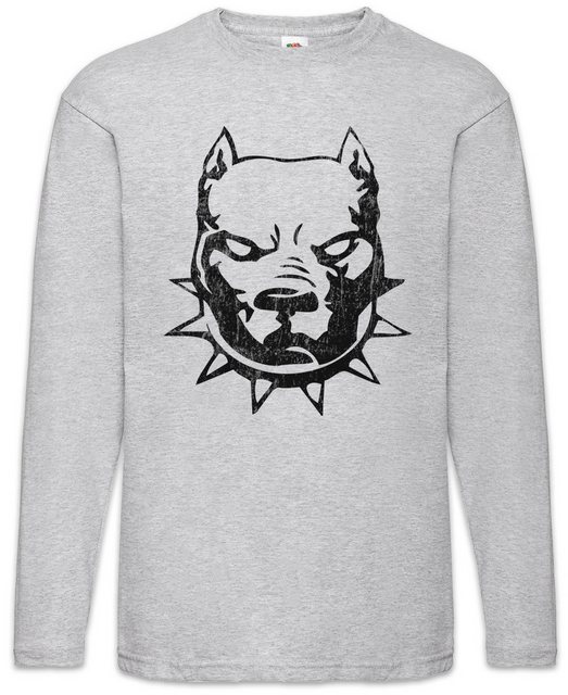 Urban Backwoods Langarmshirt Pit Dog Bull Langarm T-Shirt Kette Bissiger Hu günstig online kaufen