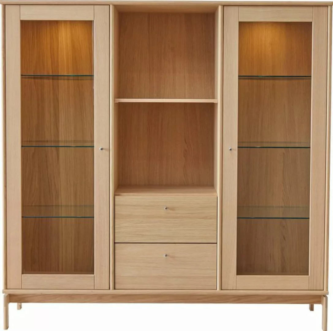 Hammel Furniture Vitrine "Mistral Glasschrank, Standvitrine", Eiche, mit Tü günstig online kaufen