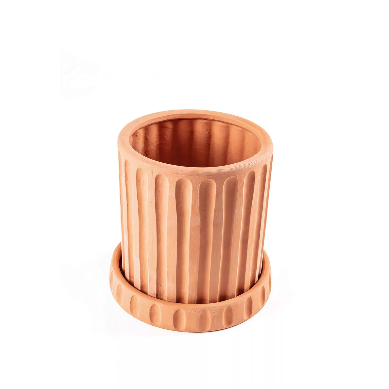 SELETTI Vase Magna Graecia Dorico, Untersetzer, Terracotta günstig online kaufen