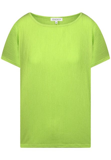 BICALLA T-Shirt Shirt Crinkle - 05/Leinenme (1-tlg) günstig online kaufen