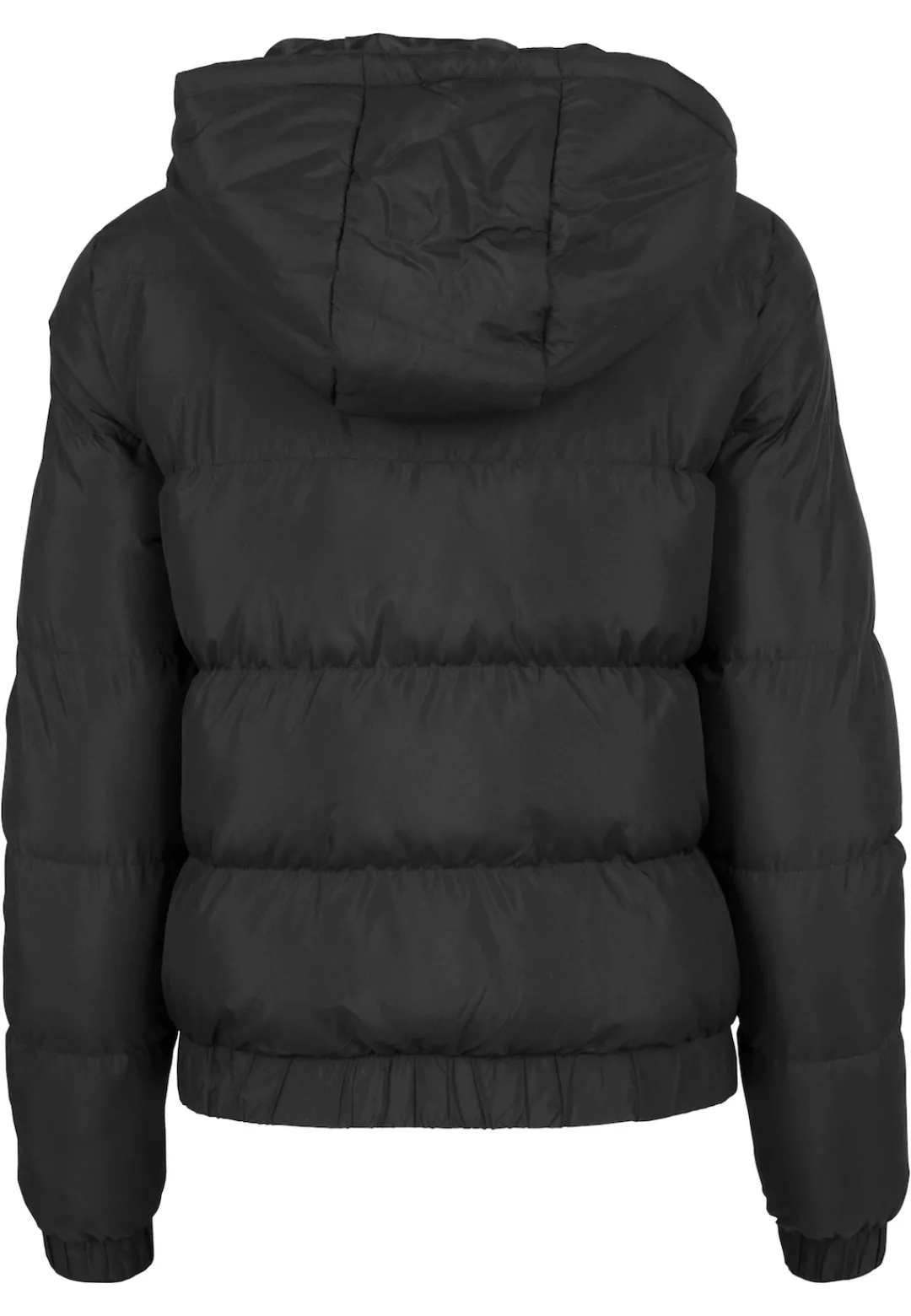 URBAN CLASSICS Winterjacke "Urban Classics Damen Ladies Hooded Puffer Jacke günstig online kaufen