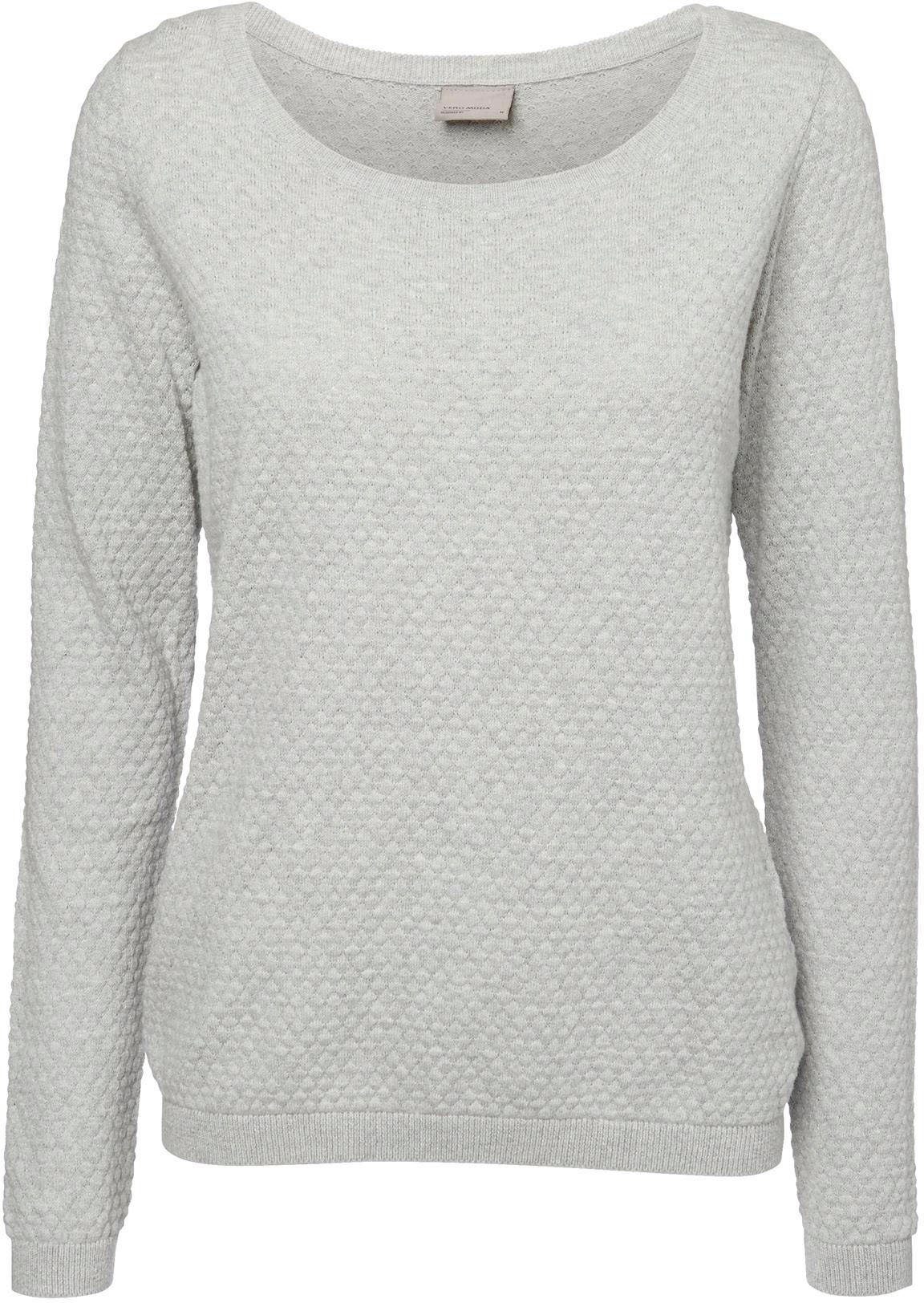 Vero Moda Rundhalspullover VMCARE STRUCTURE LS günstig online kaufen