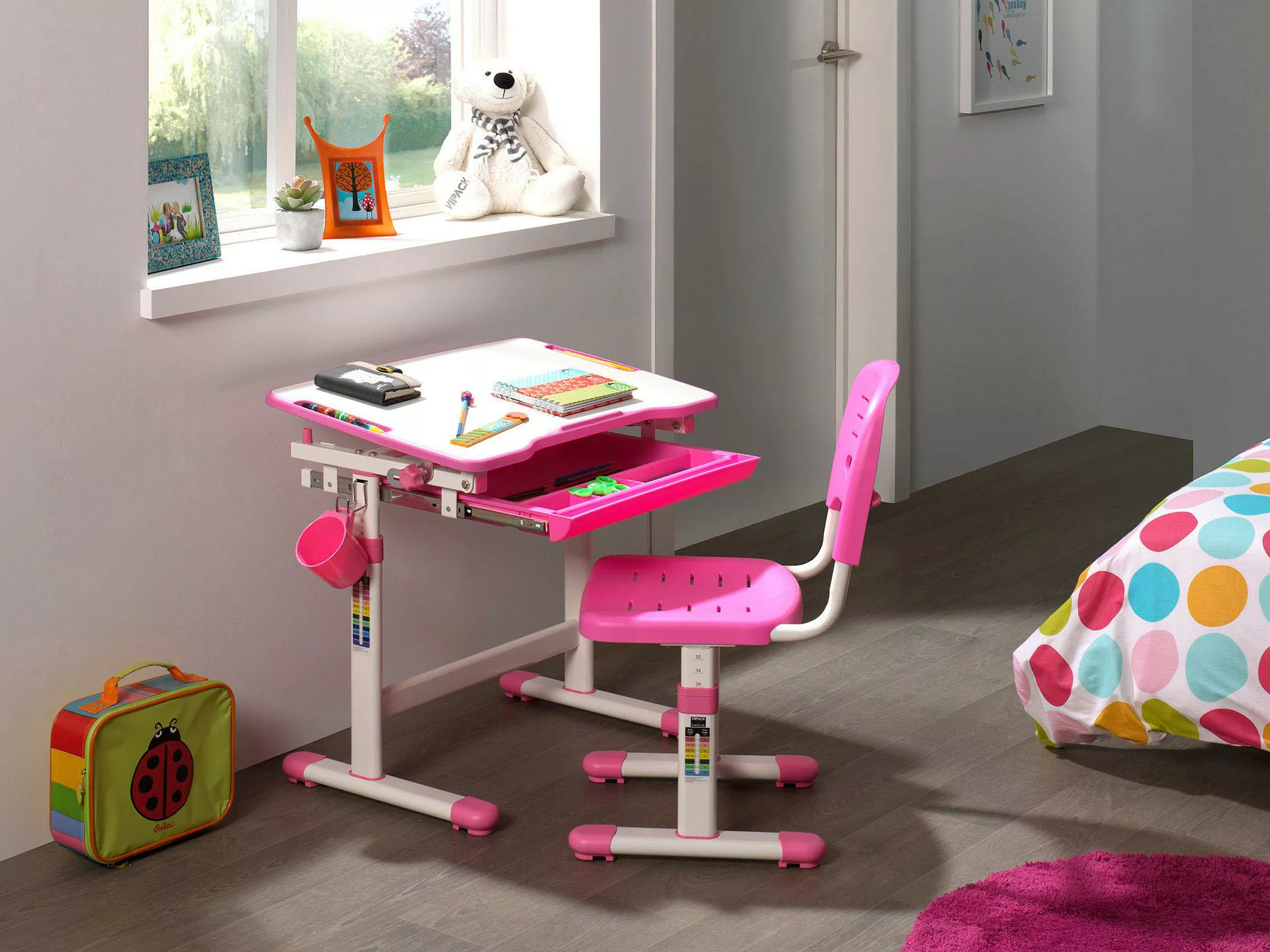 Vipack Kinderschreibtisch »Comfortline«, (Set, mit Stuhl), Schülerschreibts günstig online kaufen