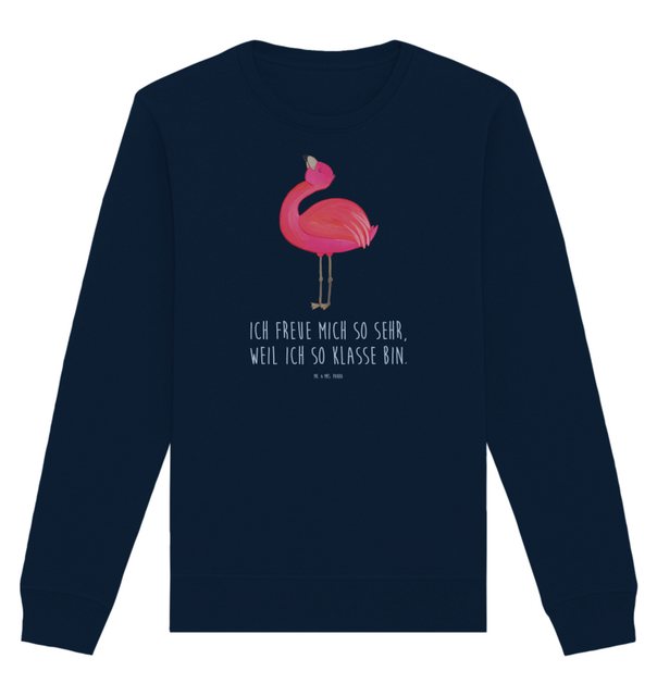 Mr. & Mrs. Panda Longpullover Größe S Flamingo Stolz - French Navy - Gesche günstig online kaufen