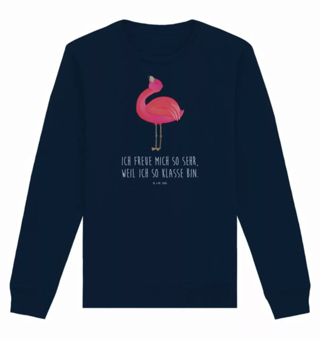 Mr. & Mrs. Panda Longpullover Größe S Flamingo Stolz - French Navy - Gesche günstig online kaufen