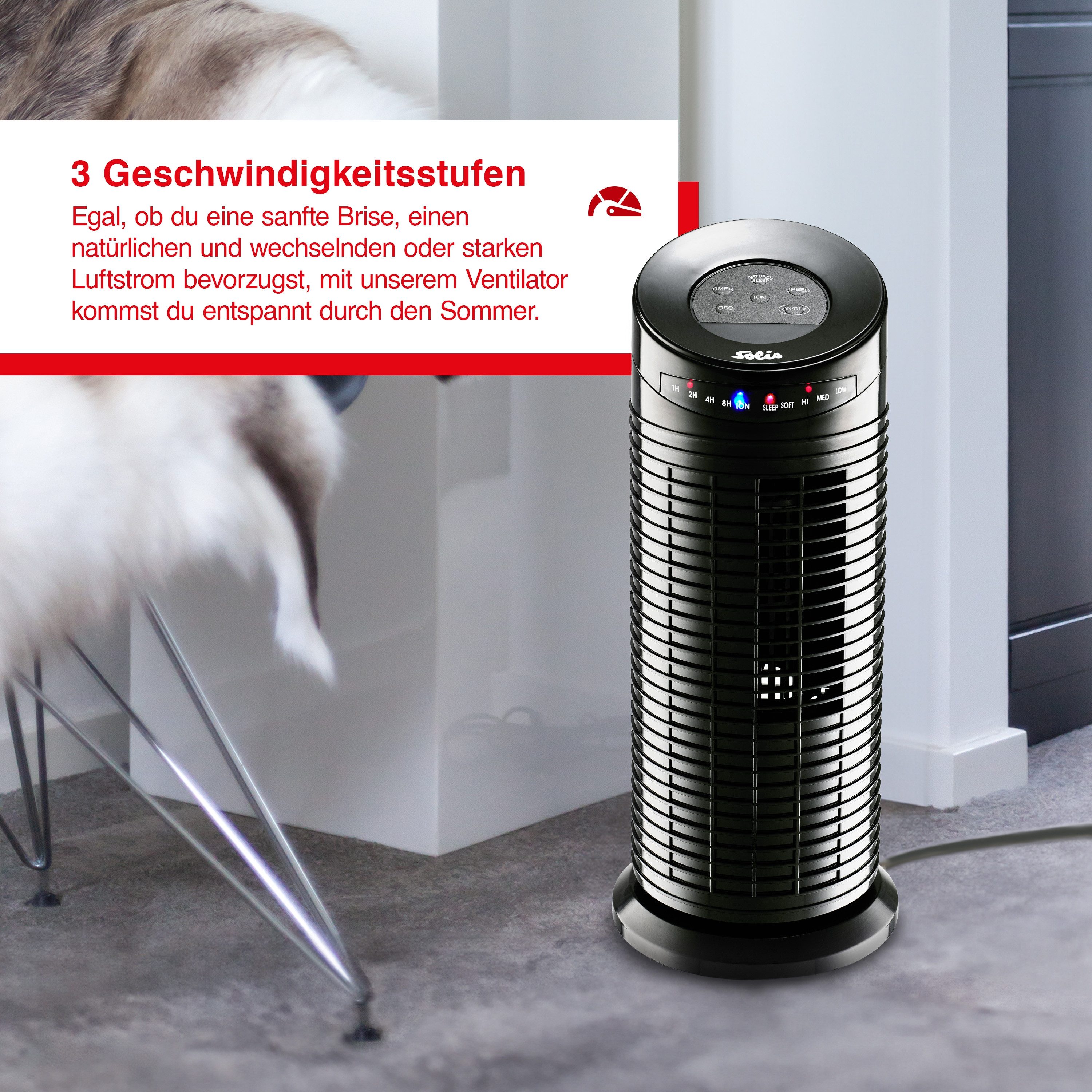 SOLIS OF SWITZERLAND Turmventilator Tower Fan, günstig online kaufen