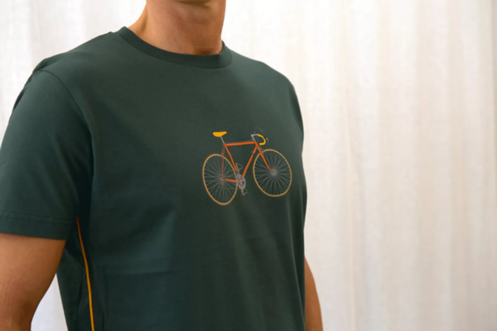 Rennrad Grüngrau Boy-t-shirt günstig online kaufen