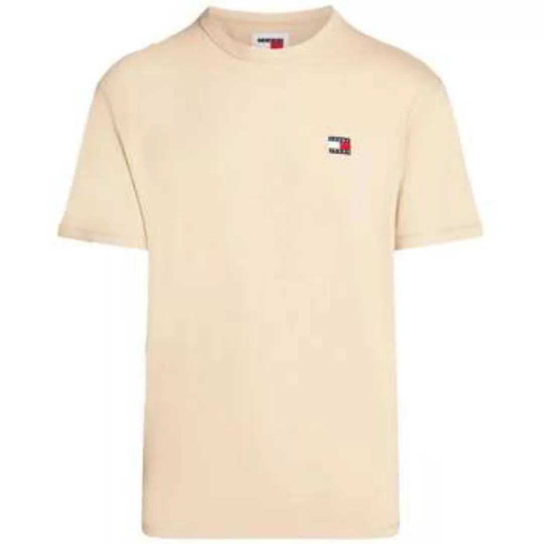 Tommy Jeans  T-Shirts & Poloshirts Badge Crew T-Shirt Gentle Gold günstig online kaufen