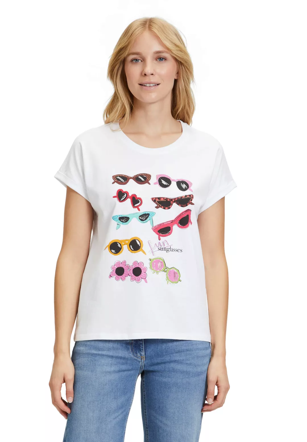 Betty Barclay Kurzarmshirt "Betty Barclay Casual-Shirt mit Tunnelzug", Glit günstig online kaufen