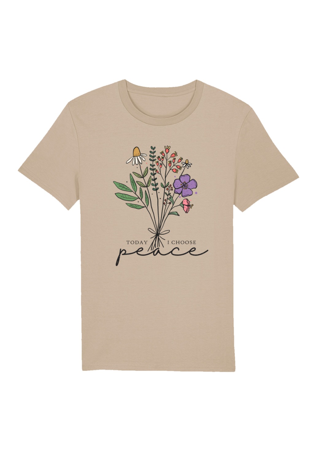 F4NT4STIC T-Shirt "Blumen today I choose peace", Premium Qualität günstig online kaufen