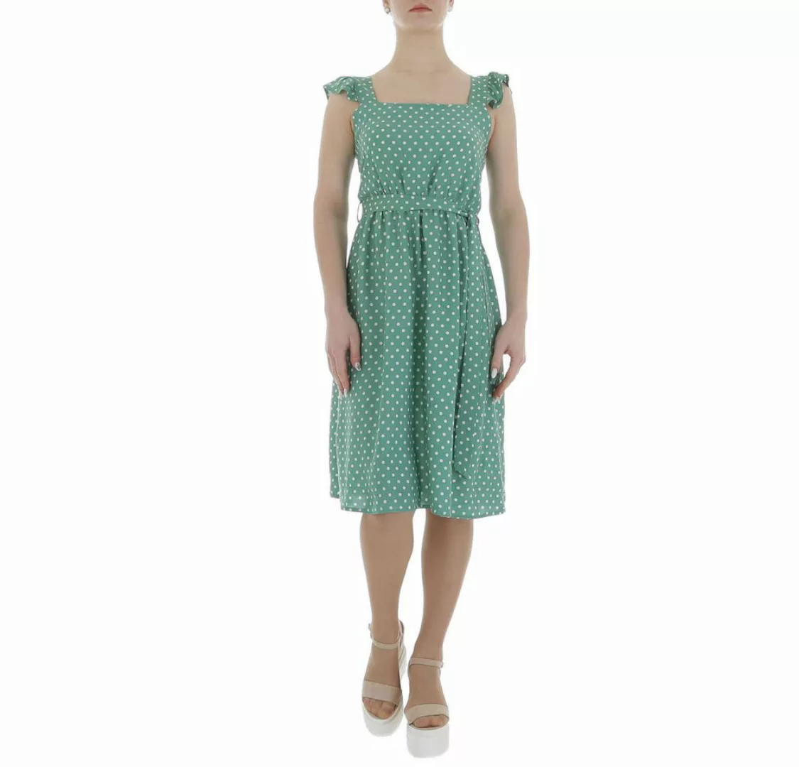 Ital-Design Sommerkleid Damen Freizeit (85941355) Rüschen Gepunktet Sommerk günstig online kaufen