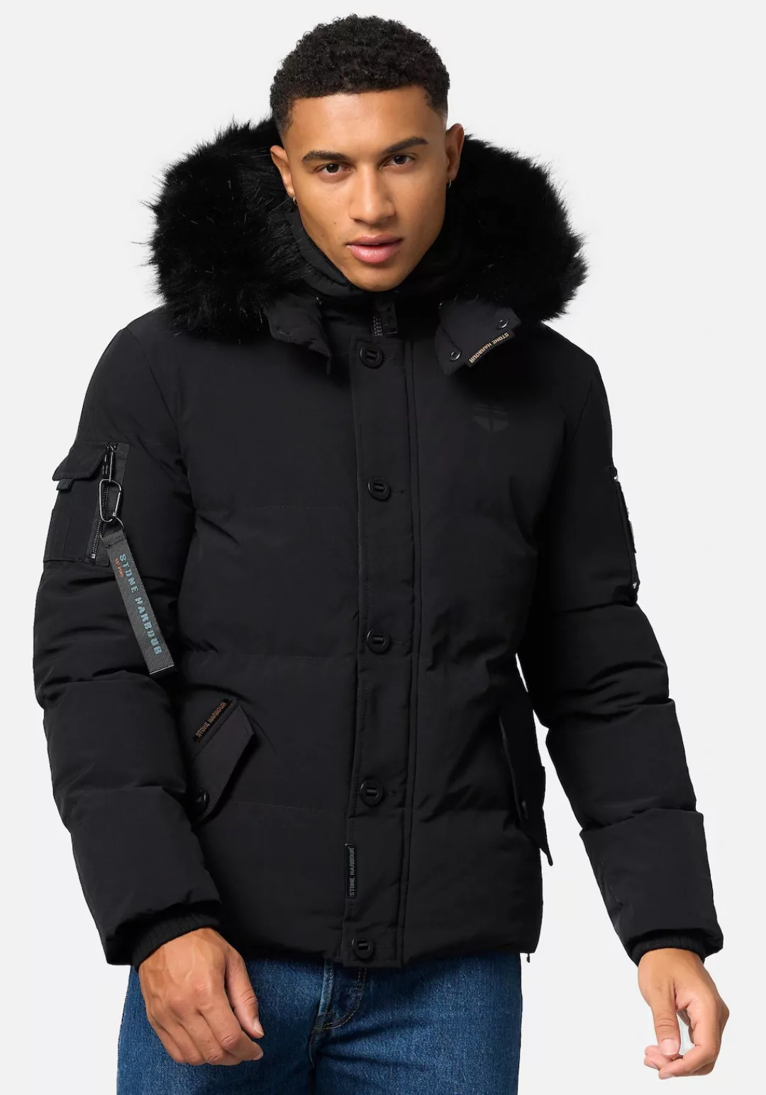 Stone Harbour Winterjacke "Halvaar", mit Kapuze, stylischer Winterparka mit günstig online kaufen