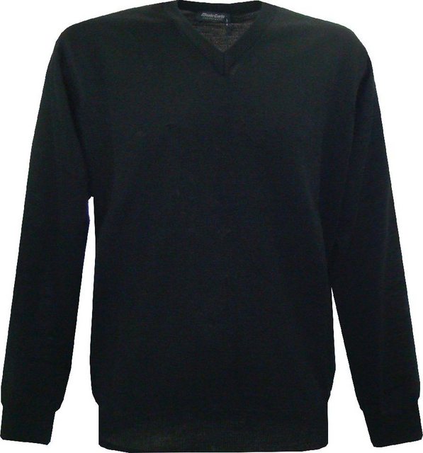 Mode Monte Carlo Strickpullover Pullover V Schwarz schwarz günstig online kaufen