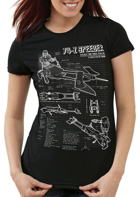 style3 T-Shirt 74-Z Bike krieg der rückkehr star endor ritter wars sterne j günstig online kaufen