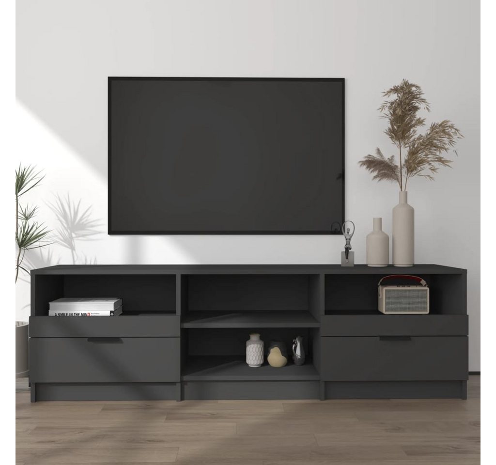 furnicato TV-Schrank Schwarz 150x33,5x45 cm Holzwerkstoff günstig online kaufen