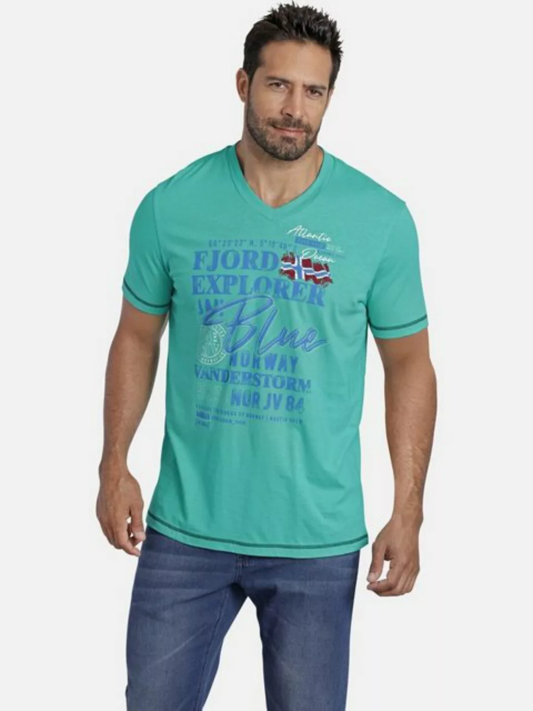 Jan Vanderstorm T-Shirt NORDGER aus reiner Baumwolle günstig online kaufen