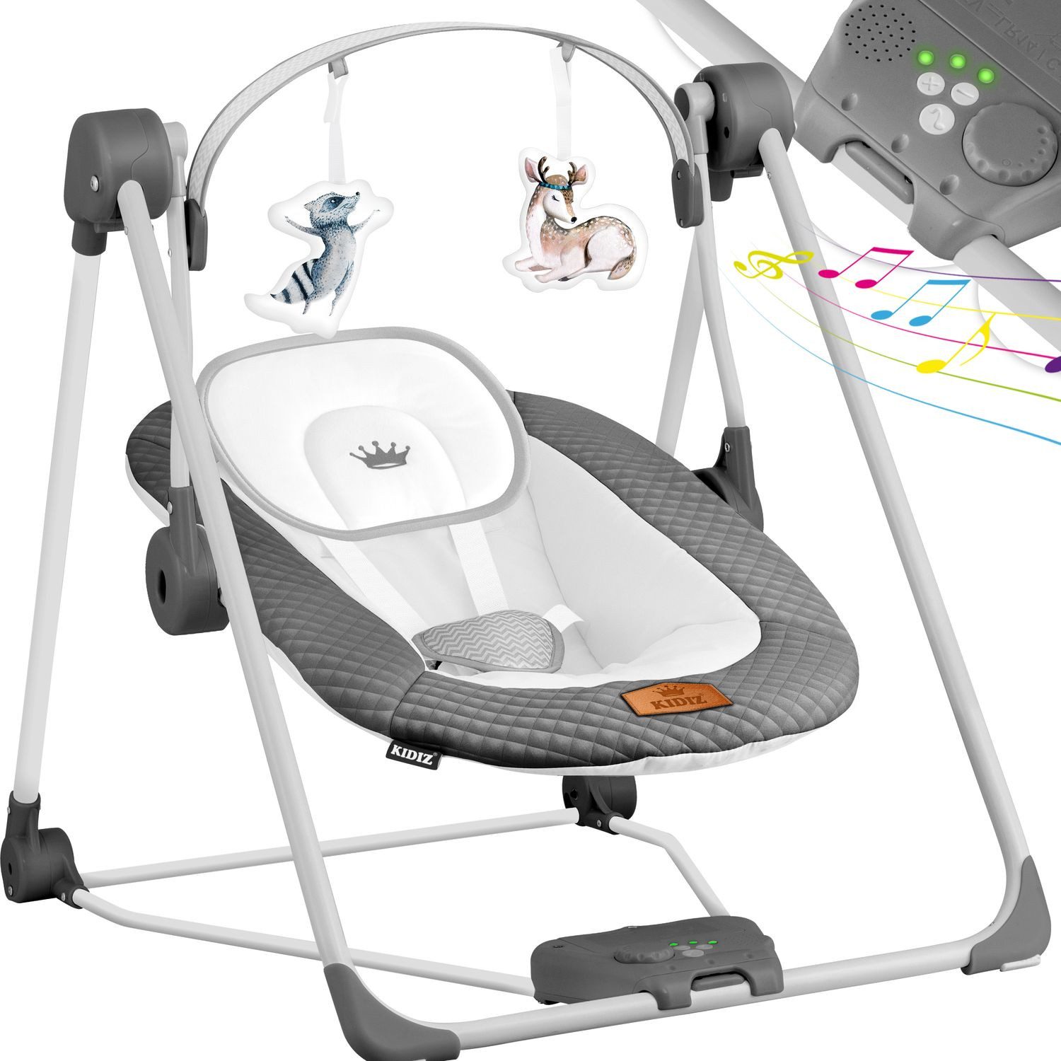 KIDIZ Babywippe, Babywippe Babyschaukel mit Geschwindigkeitseinstellungen günstig online kaufen
