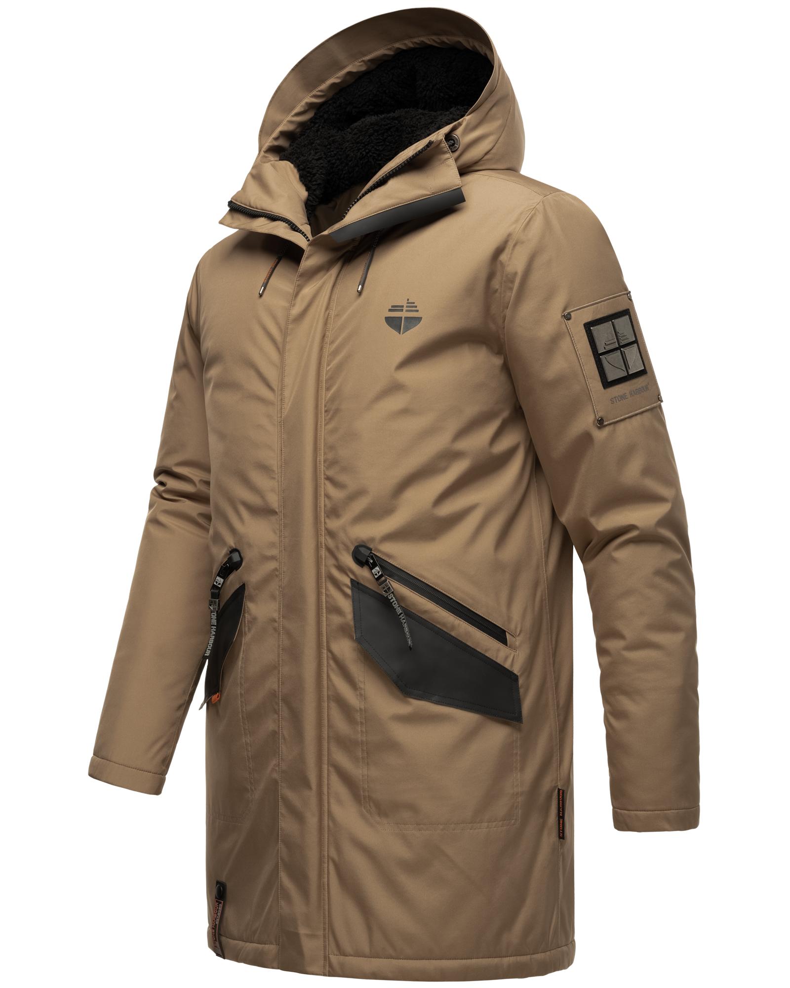 Stone Harbour Wintermantel "Ragaan", modischer Herren Winterparka mit Teddy günstig online kaufen