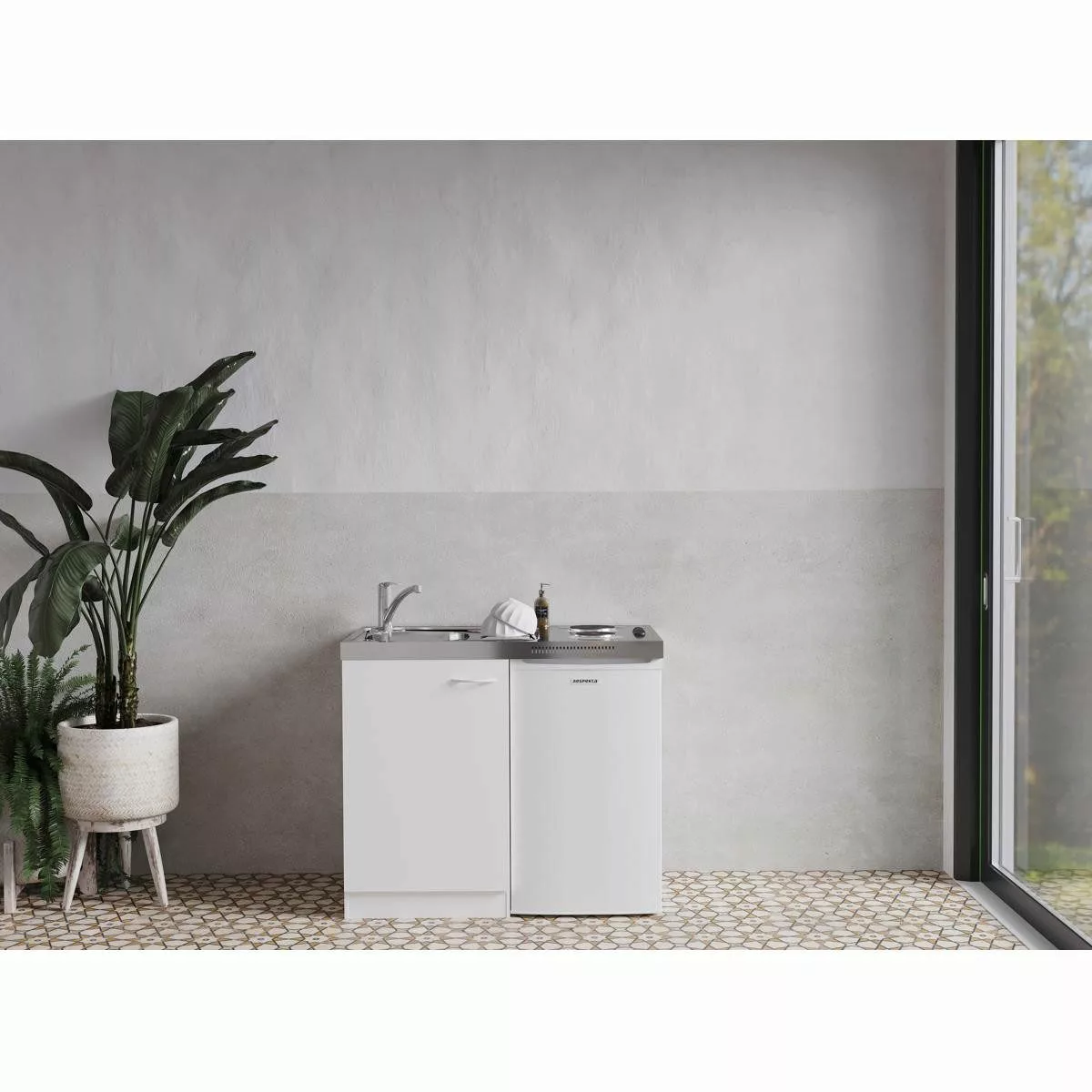 RESPEKTA Pantryküche Respekta Pantry 100SV Miniküche günstig online kaufen