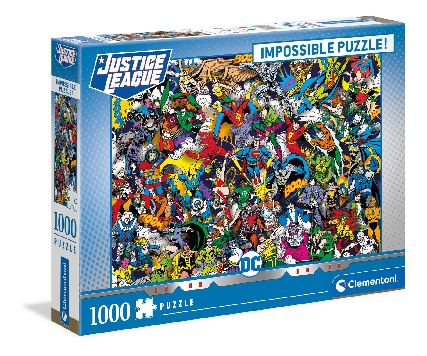 Clementoni 39599 - 1000 Teile Impossible Puzzle - Dc Comics, Justice League günstig online kaufen