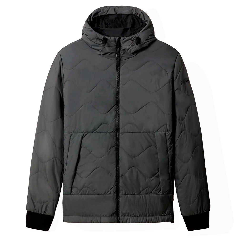 Napapijri A-circular Puffer 1 Jacke XL Dark Grey Solid günstig online kaufen