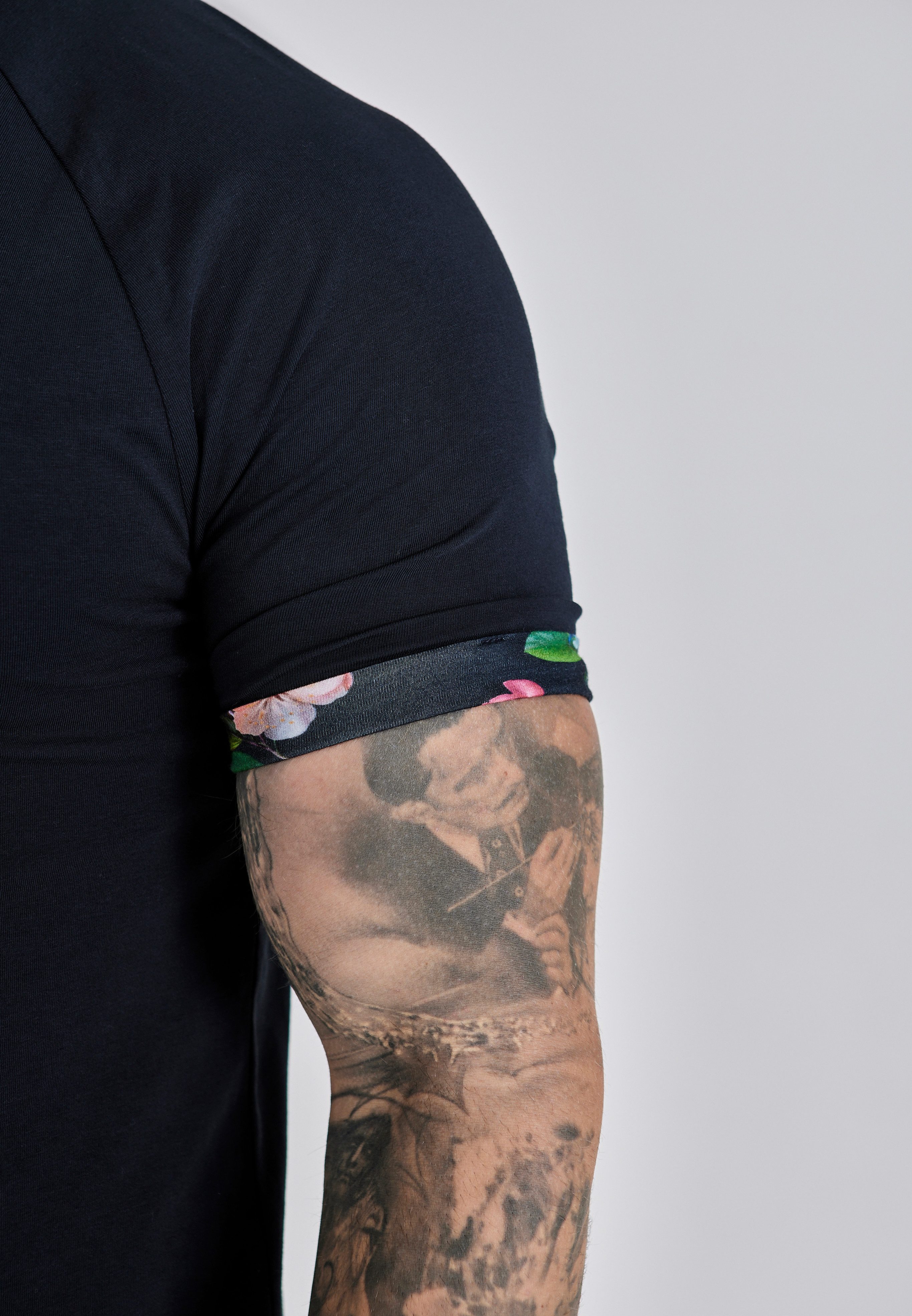 Siksilk T-Shirt SikSilk Herren Roll Sleeve günstig online kaufen