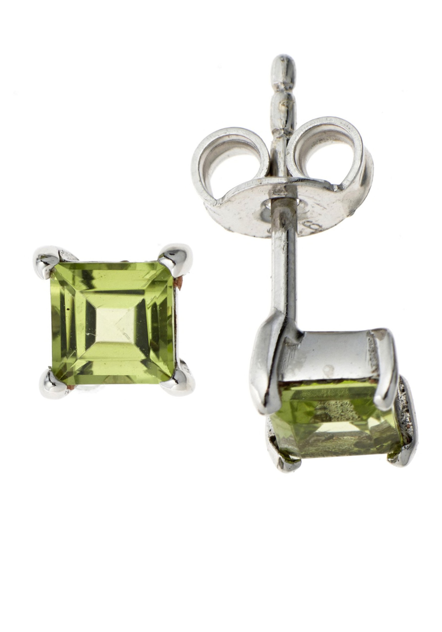 JOBO Paar Ohrstecker "Ohrringe mit Peridot", 925 Silber günstig online kaufen