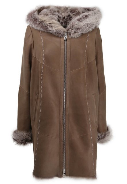 Hollert Winterjacke Toscana Lammfelljacke Leona Braun günstig online kaufen