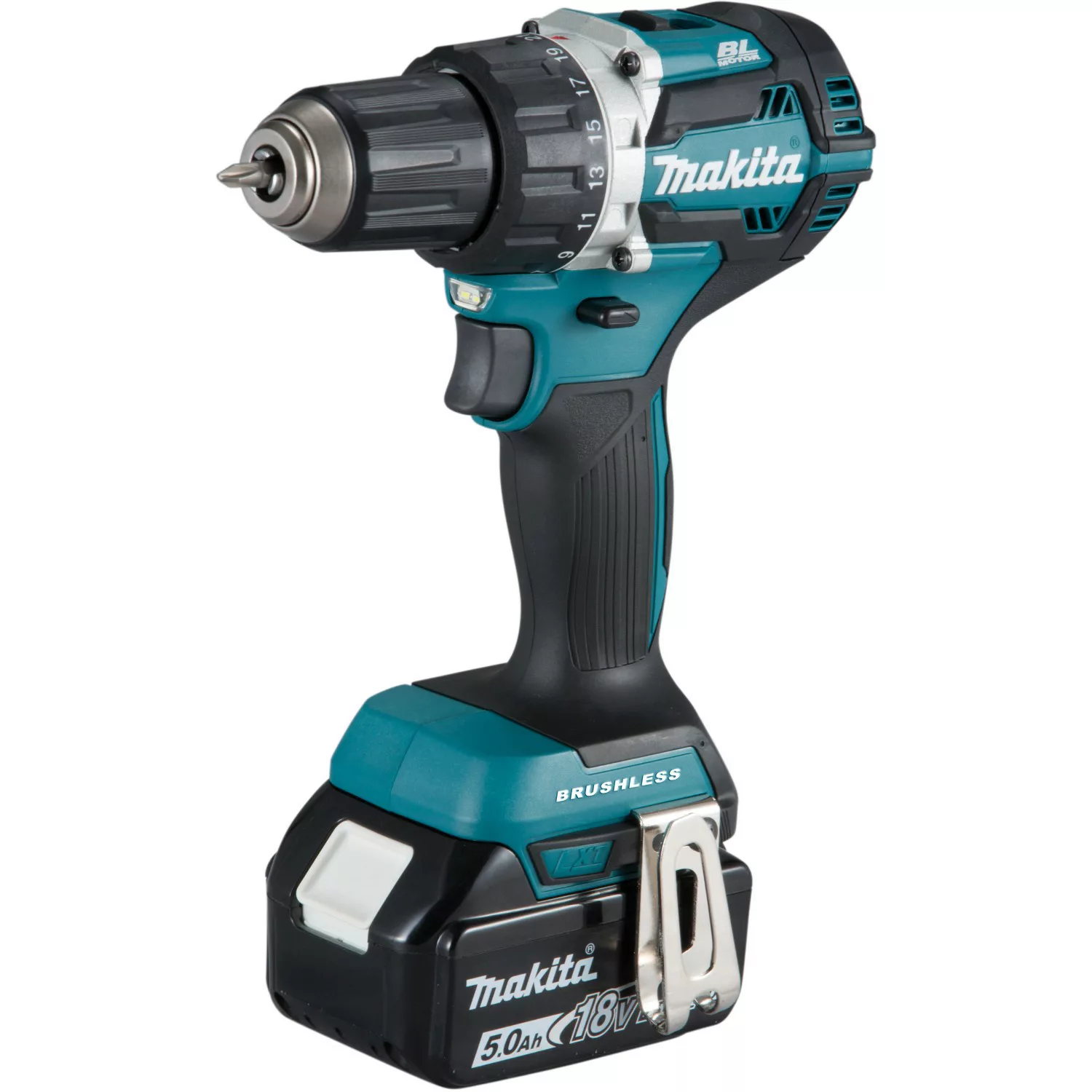 Makita 18 V Akku-Bohrschrauber DDF484RTJ inkl. 5 Ah Akkus mit Koffer günstig online kaufen