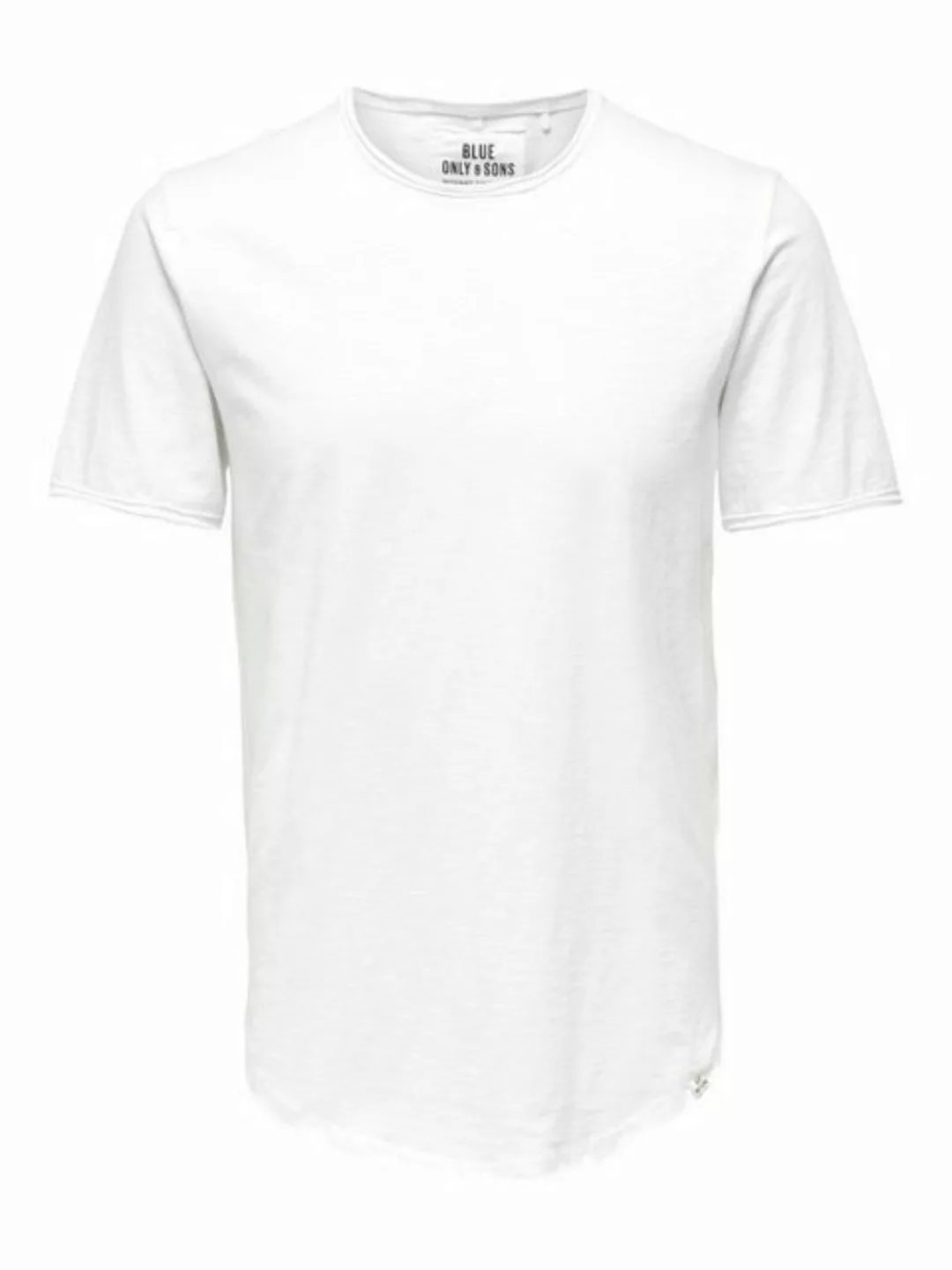 Only & Sons Herren Rundhals T-Shirt ONSBENNE LONGY - Regular Fit günstig online kaufen