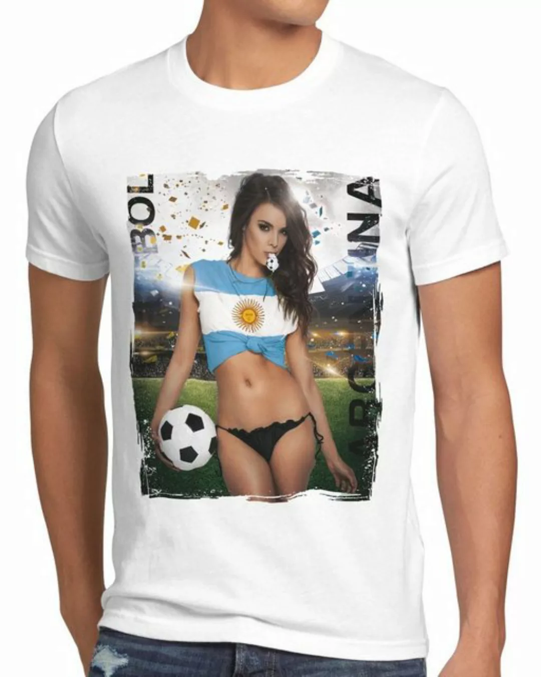 style3 T-Shirt WM 2026 Soccer Girl Fußball Weltmeisterschaft Trikot sexy fa günstig online kaufen