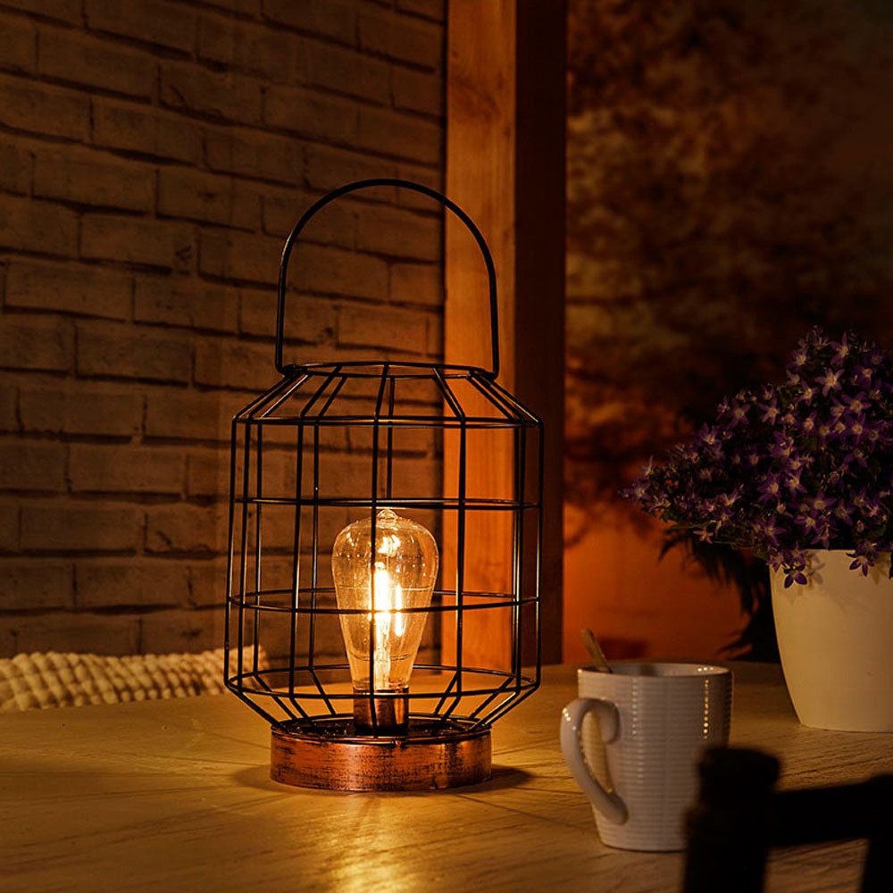 Luxform LED Gartenleuchte Industrielampe Bedford von günstig online kaufen