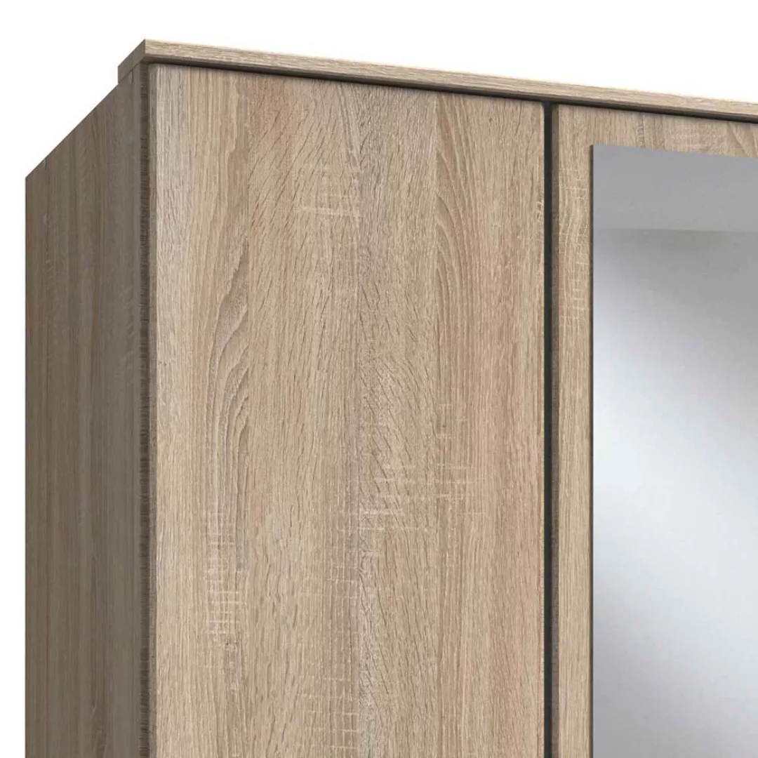 Jugend Kleiderschrank in Eiche Sägerau Made in Germany günstig online kaufen