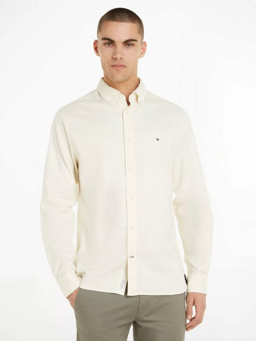 Tommy Hilfiger Langarmhemd FLEX BRUSHED TWILL RF SHIRT günstig online kaufen