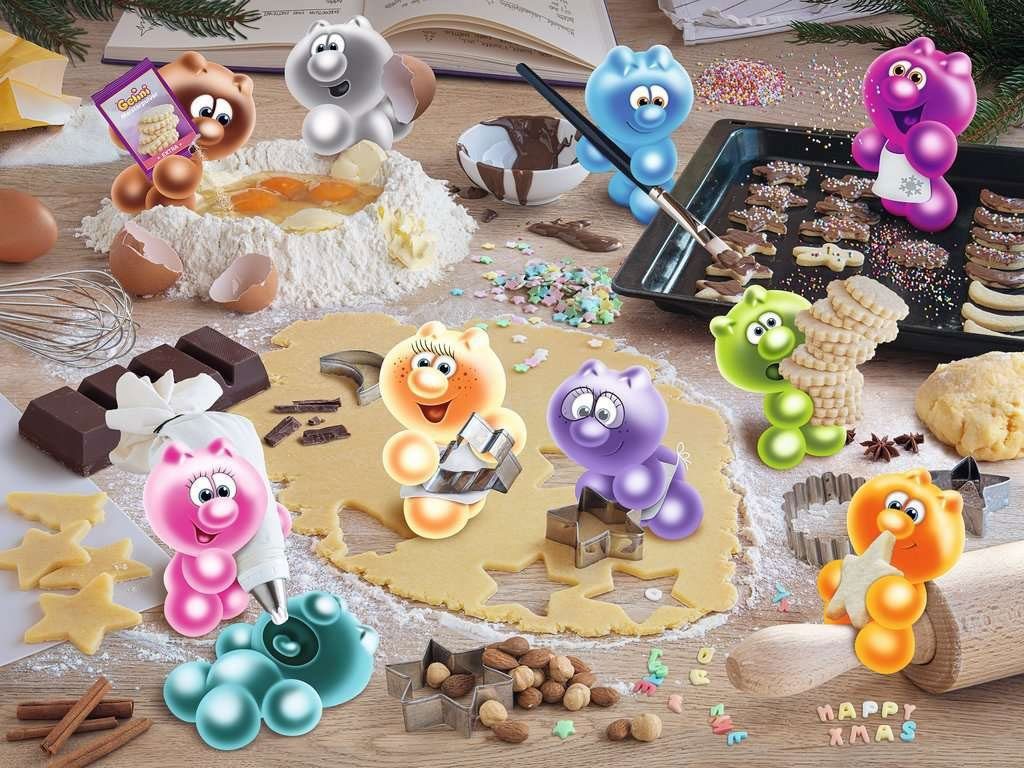 Ravensburger Puzzle Gelinis Weihnachtsbäckerei 1500 Teile günstig online kaufen
