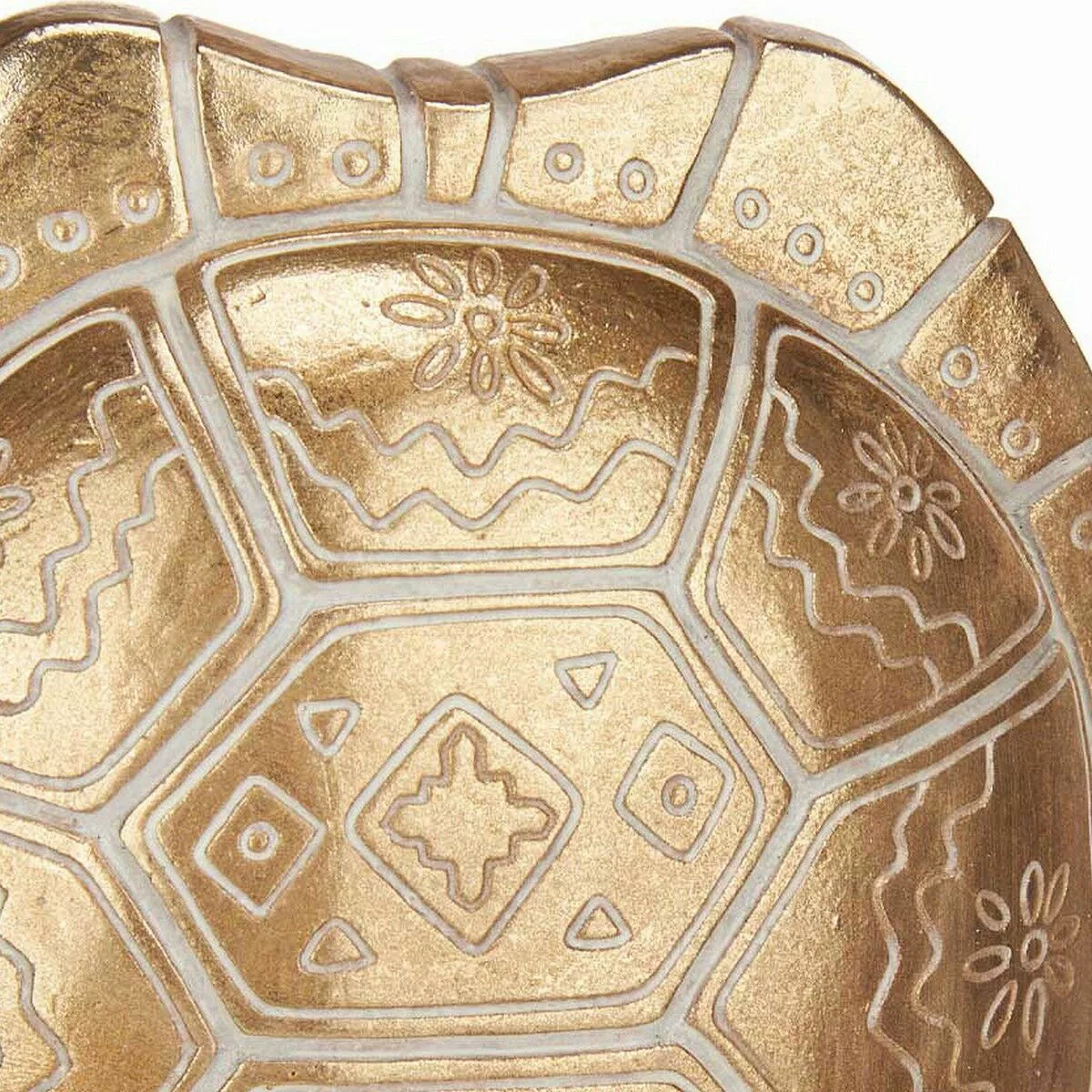 Deko-figur Tortoise Golden Polyesterharz (17,5 X 36 X 10,5 Cm) günstig online kaufen