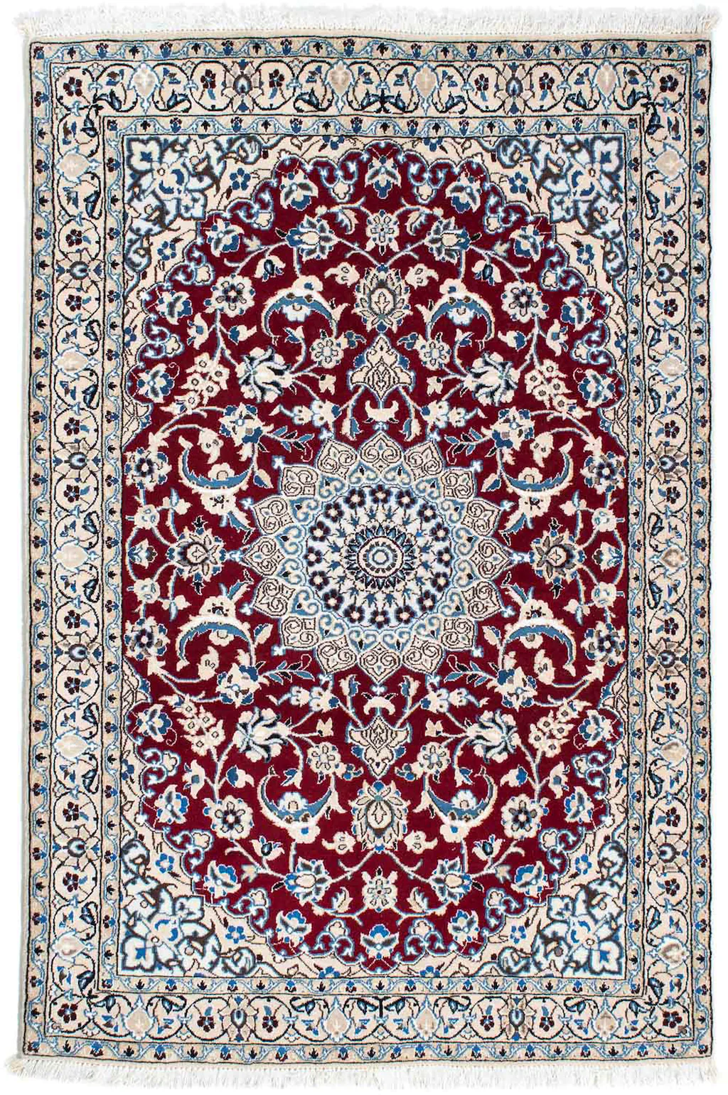 morgenland Orientteppich »Perser - Nain - Royal - 172 x 112 cm - dunkelrot« günstig online kaufen