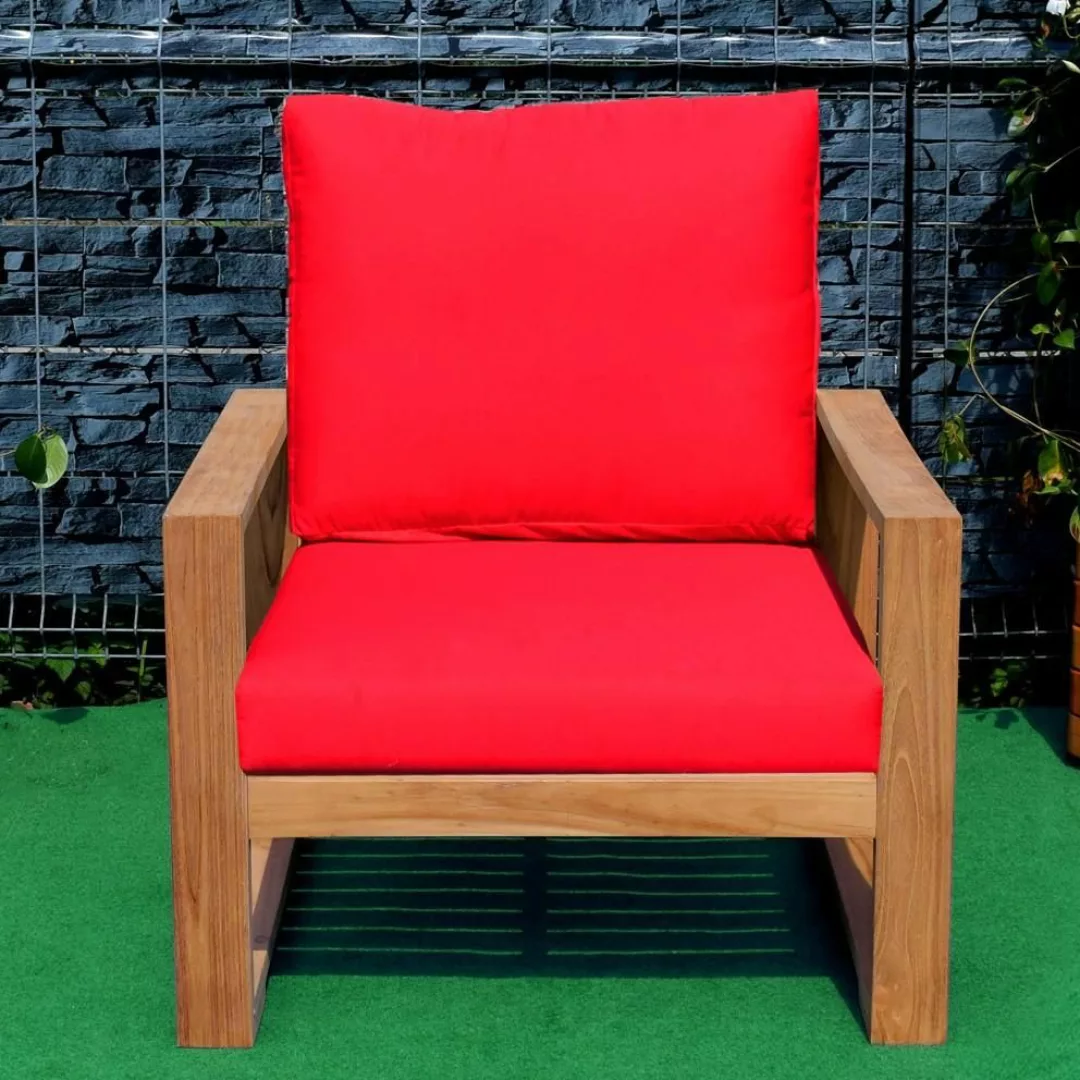 Lounge Sessel Treviso Teak Massivholz günstig online kaufen