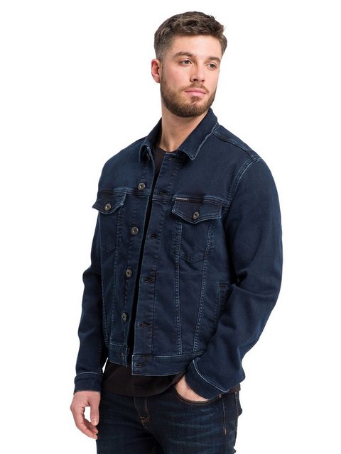 Cross Jeans Herren Jeansjacke DENIM JACKET - Regular Fit günstig online kaufen