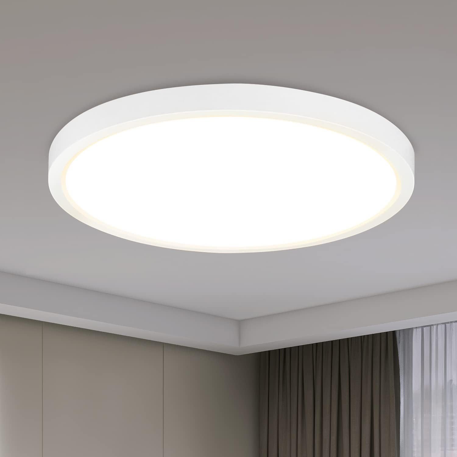 ZMH LED Deckenleuchte Wohnzimmer IP44 Deckenlampe günstig online kaufen